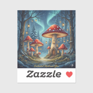 Pegatina Enchanted Mushroom Glow Mug – Magical Fairy Fores