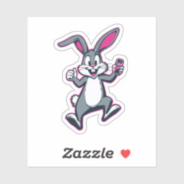 Pegatina Energy Bunny Sticker – Cute Rabbit Kids Decal