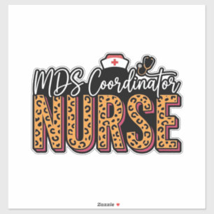 Pegatina Enfermera Coordinadora de MDS Diseño de Camiseta d
