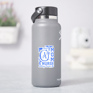 Pegatina Enfermera de gatos - Gracioso regalo para enfermer