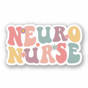 Pegatina Enfermera neuro, Enfermería neuro, regalo de enfer