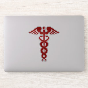 Pegatina Enfermera o Médica Caduceus