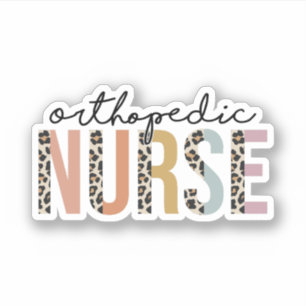 Pegatina Enfermera ortopédica, Enfermera ortopédica, Enferm