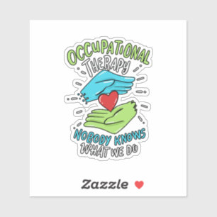 Pegatina Enfermera terapeuta ocupacional
