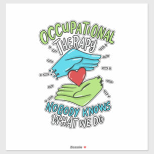 Pegatina Enfermera terapeuta ocupacional