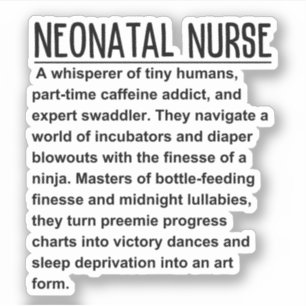 Pegatina Enfermero neonatal