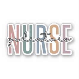 Pegatina Enfermero pediátrico | Enfermeras de enfermería de