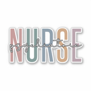 Pegatina Enfermero psiquiátrico Regalos para enfermeras d