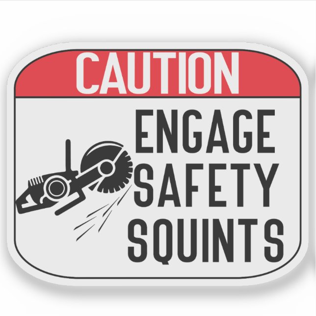 Pegatina engage Safety Squints (Anverso)
