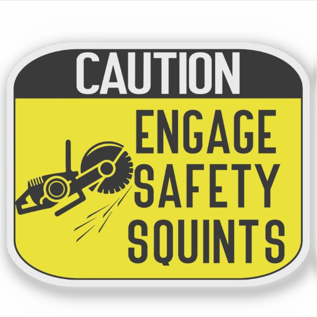 Pegatina engage Safety Squints (Anverso)