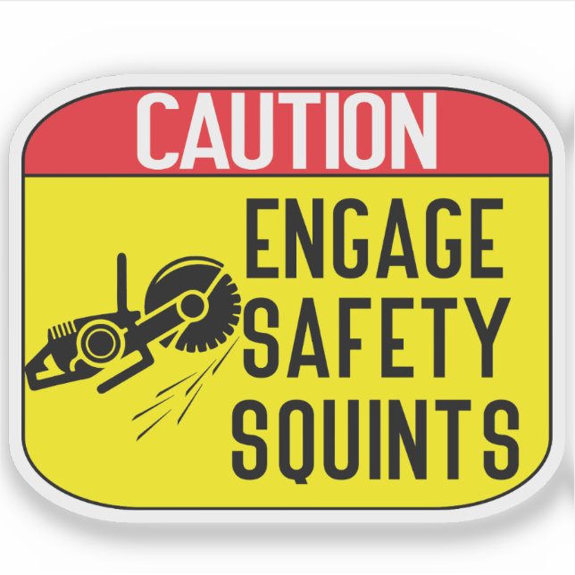 Pegatina engage Safety Squints (Anverso)