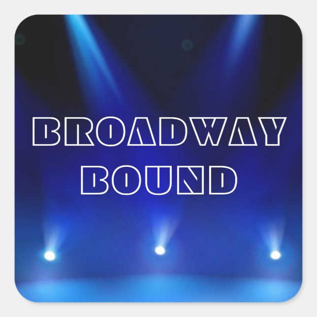 Pegatina enlazado a Broadway (Anverso)