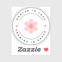 Enraizada con amor Creciendo con gracia -Inspirado