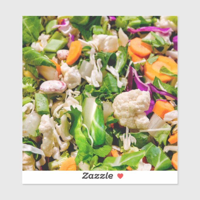 Pegatina Ensalada mixta (Hoja)