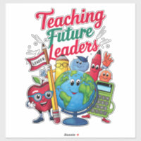 Enseñanza Retro Líderes Futuros Profesor Escuela 