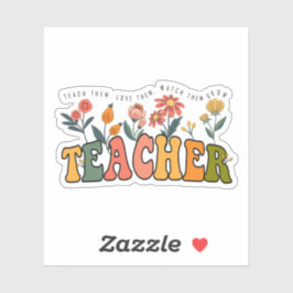 Pegatina Enséñenles a ellos amarlos, observen crecer. Regal