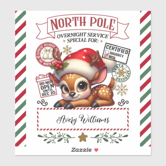 Pegatina Entrega especial de Navidades de la Santa Sede (Hoja)