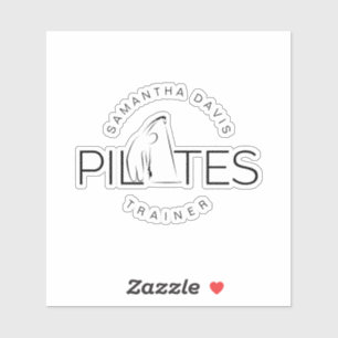 Pegatina Entrenador Pilates Instructor