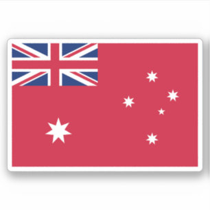 Pegatina Envase rojo australiano