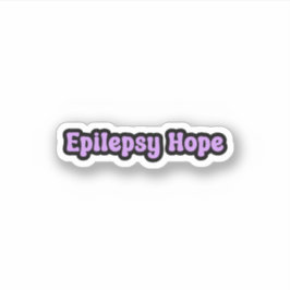 Pegatina Epilepsia Esperanza Conciencia sobre la Epilepsia