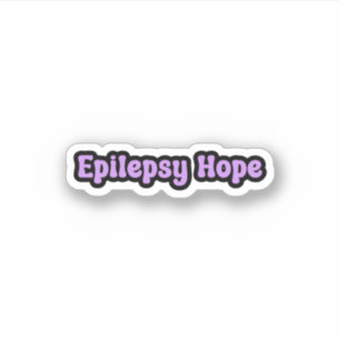 Pegatina Epilepsia Esperanza Conciencia sobre la Epilepsia 
