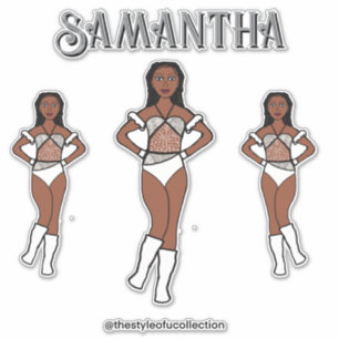 Pegatina Equipo de baile personalizado Lily Stones