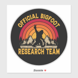 Pegatina Equipo de Investigación Original Bigfoot