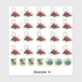 Pegatina Equipo de organizador de la cortadora de césped.