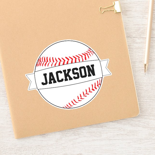 Pegatina Equipo de Personalizado de Béisbol o Fiesta Deport (Cuaderno)