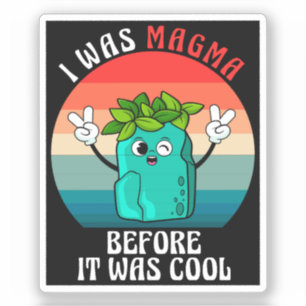 Pegatina Era Magma Antes De Que Fueran Geólogos De Geología