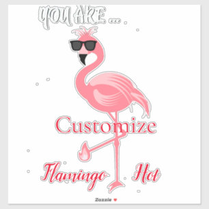 Pegatina Eres Flamingo Hot Thunder_Cove