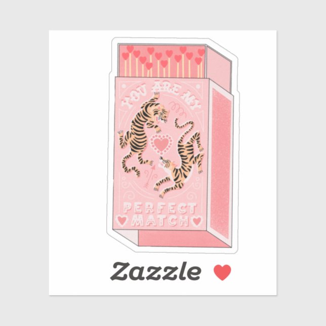 Pegatina Eres Mi Coincidencia Perfecta (Hoja)