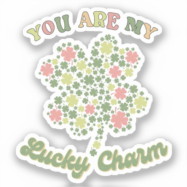 Pegatina Eres Mi Encanto Afortunado (Anverso)