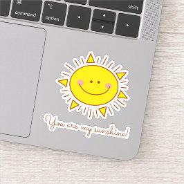 Pegatina Eres Mi Sunshine Sunny Day Personalizado Citas De