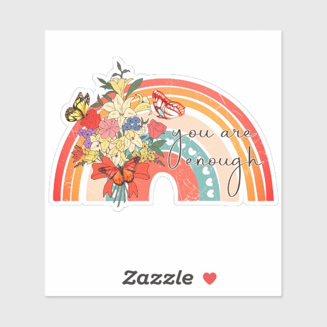 Pegatina Eres Suficiente (Hoja)