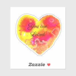 Pegatina Eres un corazón querido.