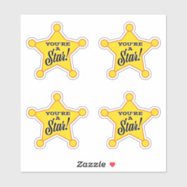 Pegatina Eres una estrella