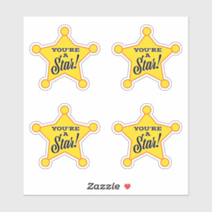 Pegatina Eres una estrella