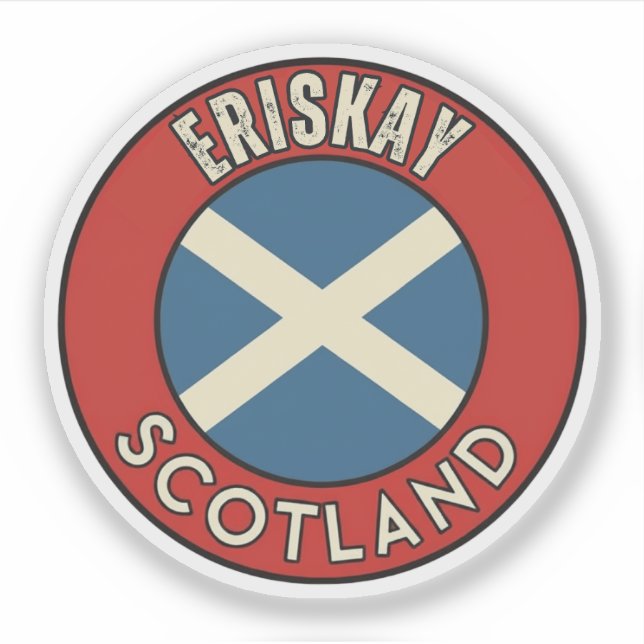 Pegatina Eriskay, Escocia (Anverso)