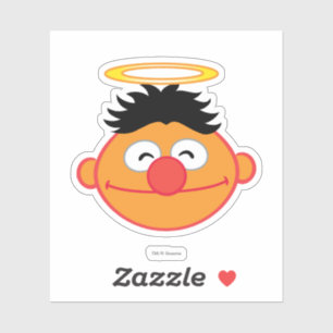 Pegatina Ernie Smiling Face con Halo