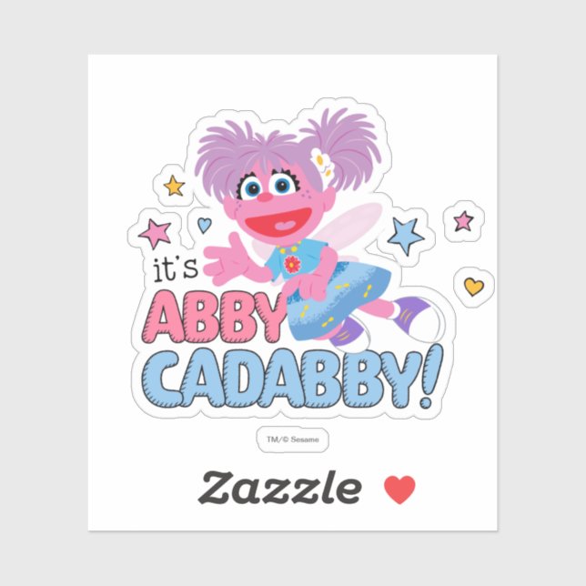 Pegatina ¡Es Abby Cadabby! (Hoja)