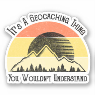 Pegatina Es algo de geocalización - no lo entenderías