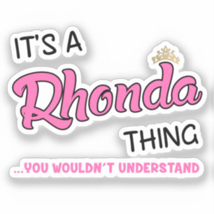Pegatina Es algo de Rhonda que no entenderías