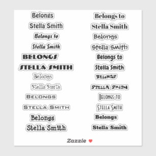 Pegatina Es bueno leer el nombre personaliz guión de escri