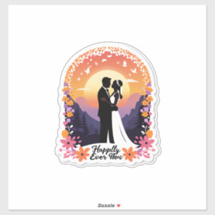 Pegatina "¡Es el Día!" (Día de la Boda / Ensayo)