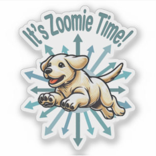 Pegatina Es el Laboratorio de Oro Zoomie Time