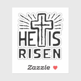 Pegatina Es la Cruz de Pascua de Suelo