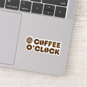 Pegatina Es la hora del café