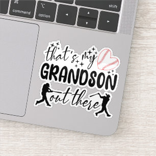 Pegatina Es lo que dice mi nieto ahí fuera.