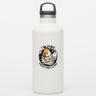 Pegatina Es un pollo fino y gracioso